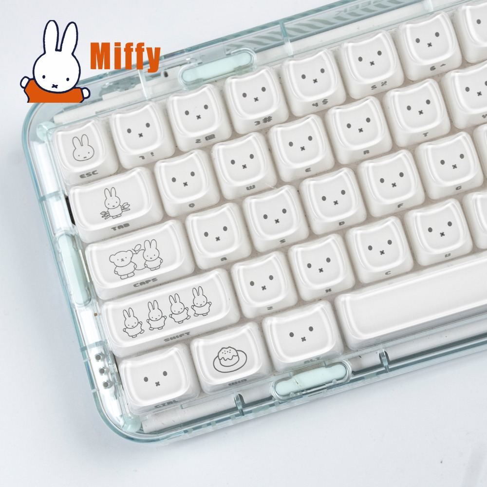 Gaming Accessories Aesthetic - أغطية مفاتيح كاواي ميفي على شكل