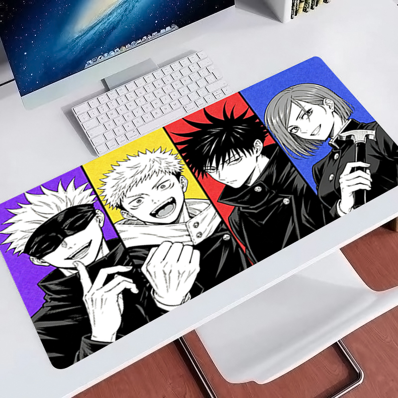 Essential Gaming Accessories - وسادة فأرة أنيمي رائعة J-jujutsu Kaisen،