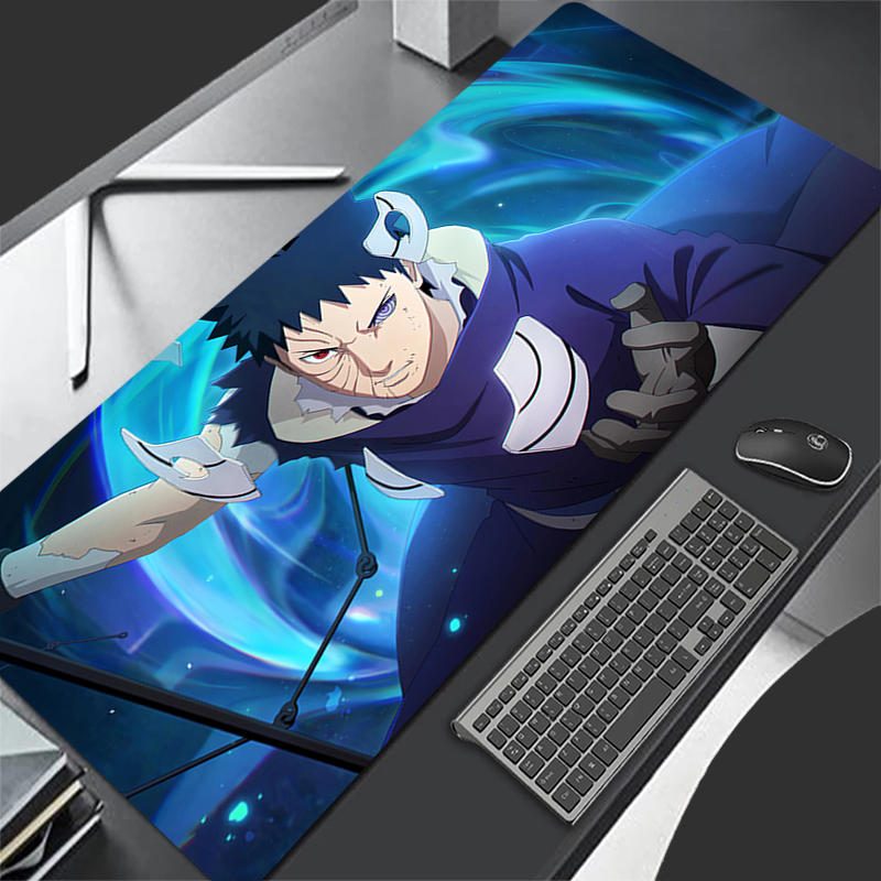 Gaming Office Accessories - لوحة ماوس كبيرة بتصميم أنمي ناروتو