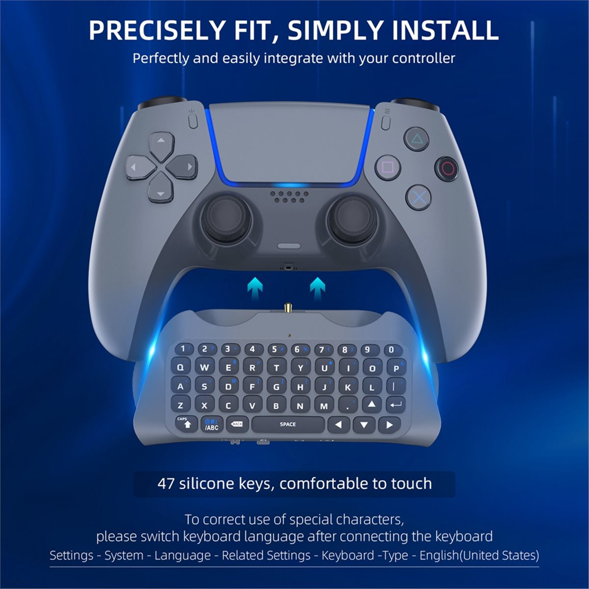لوحة مفاتيح لاسلكية للألعاب من - مراجعة Gaming Accessories For Ps5 وسعره