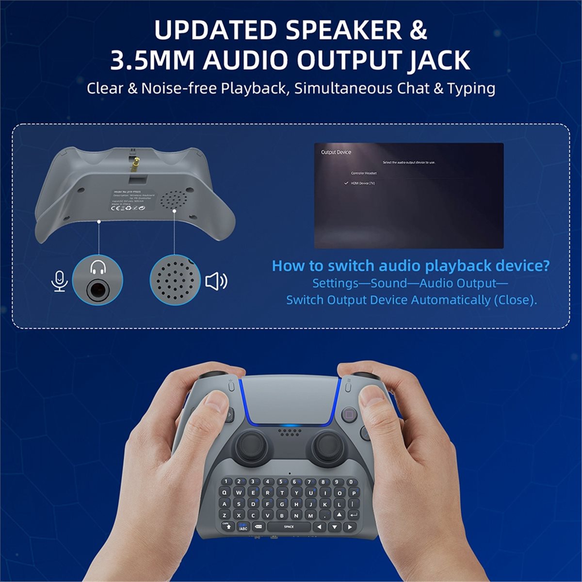 لوحة مفاتيح لاسلكية للألعاب من - مراجعة Gaming Accessories For Ps5 وسعره