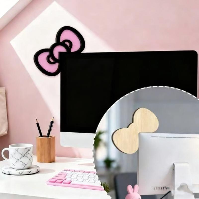 جديد 1/2 قطعة زينة شاشة كمبيوت - مراجعة Gaming Accessories Cute وسعره