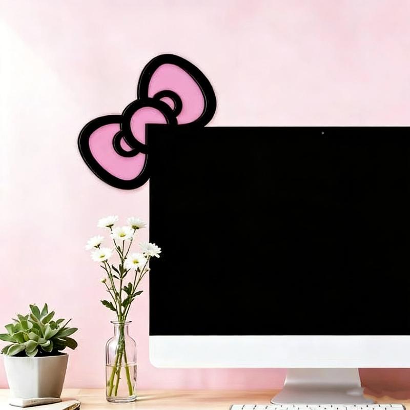 جديد 1/2 قطعة زينة شاشة كمبيوت - مراجعة Gaming Accessories Cute وسعره