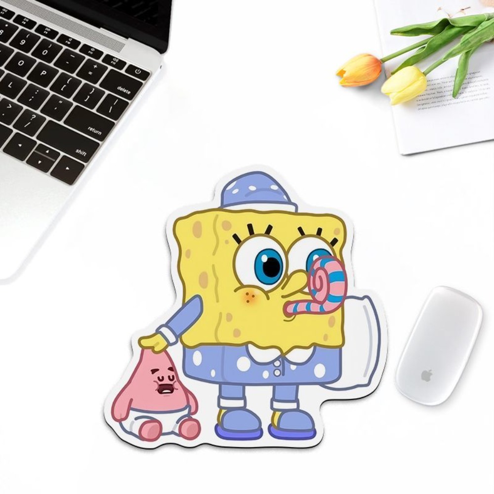 لوحة ماوس لطيفة على شكل سبونج  - مراجعة Gaming Accessories Girly وسعره
