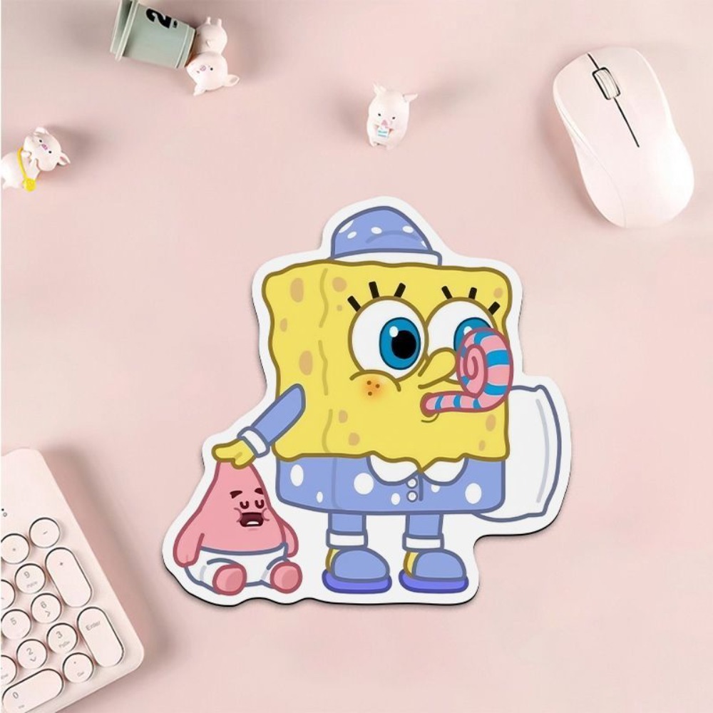 لوحة ماوس لطيفة على شكل سبونج  - مراجعة Gaming Accessories Girly وسعره