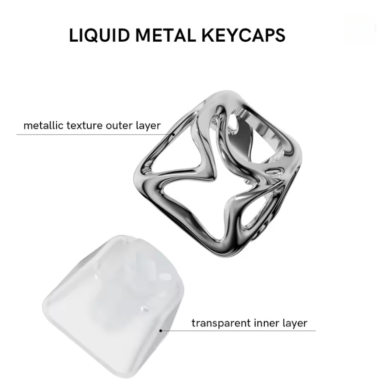 أغطية مفاتيح معدنية مطلية بالك - مراجعة Gaming Accessories Aesthetic وسعره