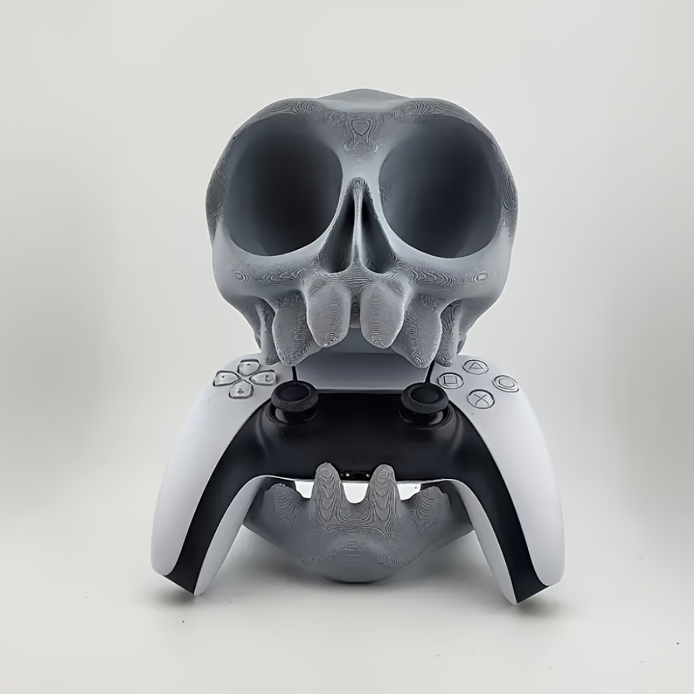 حامل تحكم على شكل جمجمة وحامل  - مراجعة Gaming Office Accessories وسعره