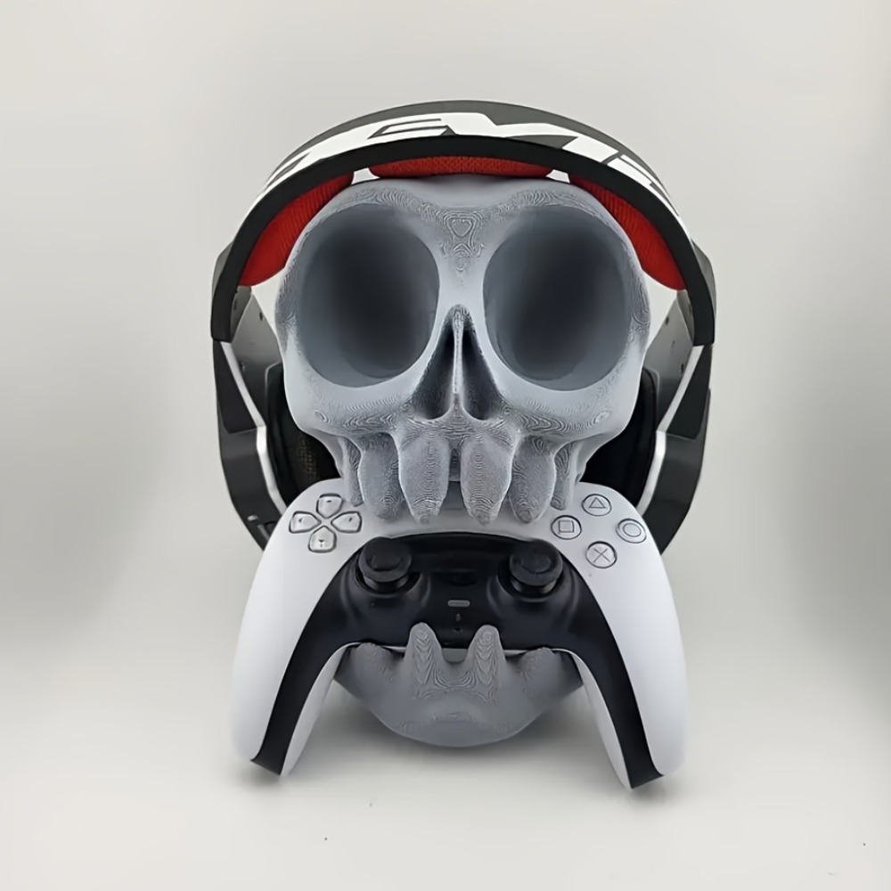 حامل تحكم على شكل جمجمة وحامل  - مراجعة Gaming Office Accessories وسعره