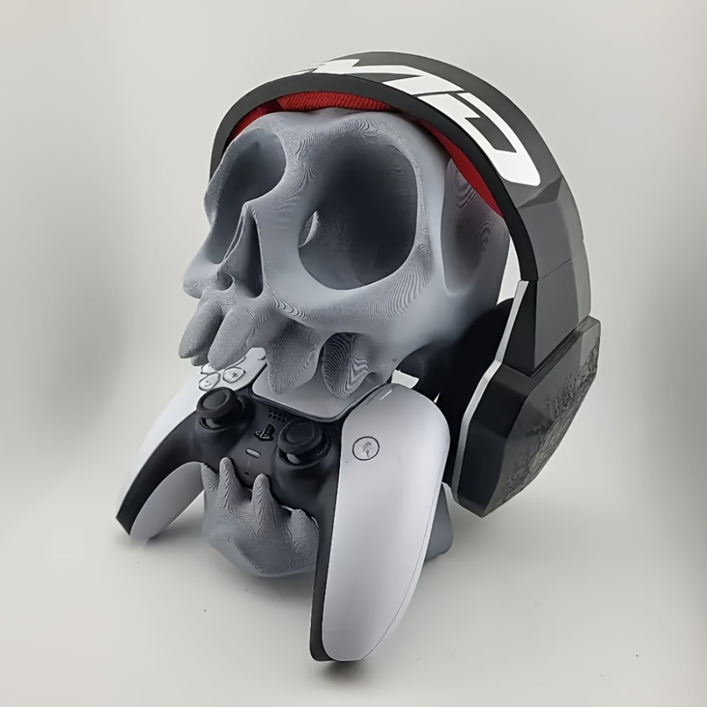 حامل تحكم على شكل جمجمة وحامل  - مراجعة Gaming Office Accessories وسعره