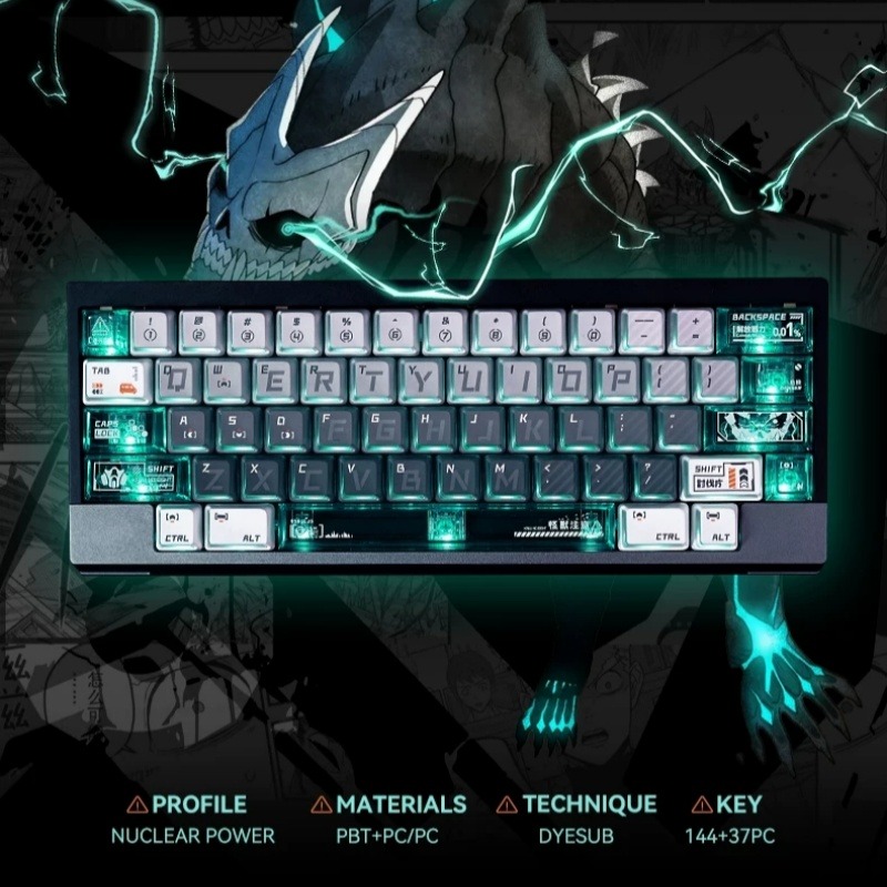 جديد: كايجو رقم. 8 أغطية مفاتي - مراجعة Gaming Accessories Aesthetic وسعره