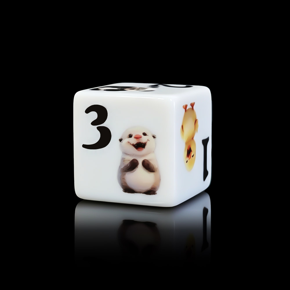 12 قطعة من النرد الأكريليك الم - مراجعة Gaming Accessories Cute وسعره