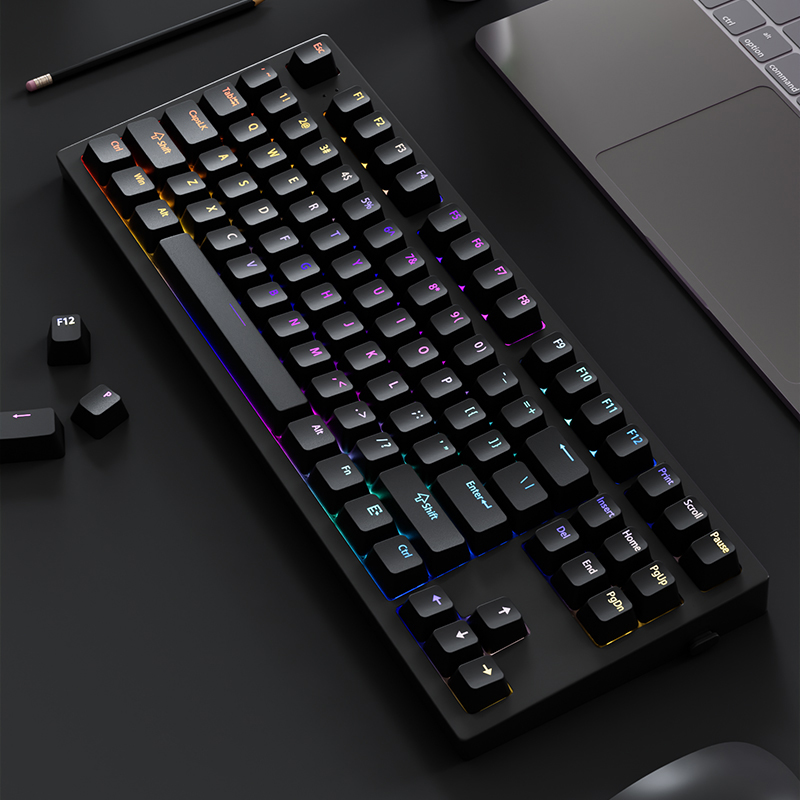 أغطية مفاتيح سوداء مخصصة بـ 13 - مراجعة Gaming Accessories Aesthetic وسعره